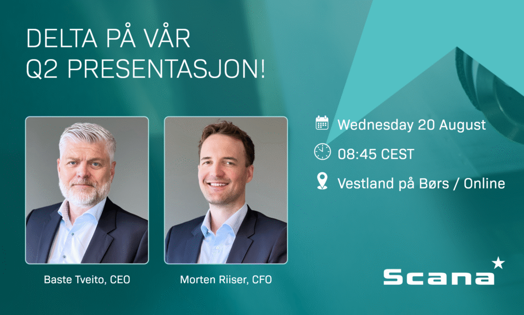 Invitasjon til presentasjon av Q2 2025-resultater