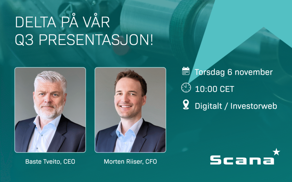 Invitasjon til presentasjon av Q3 2025-resultater
