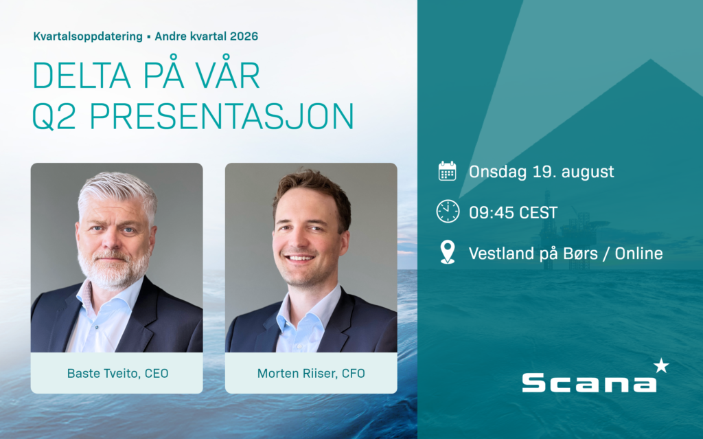 Invitasjon til presentasjon av Q2 2026-resultater